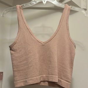 Urban outfitters nude cropped tank top